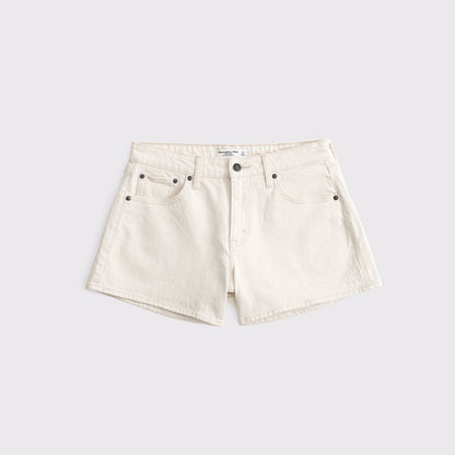 Abercrombie Curve Love Mid Rise A-Line Short