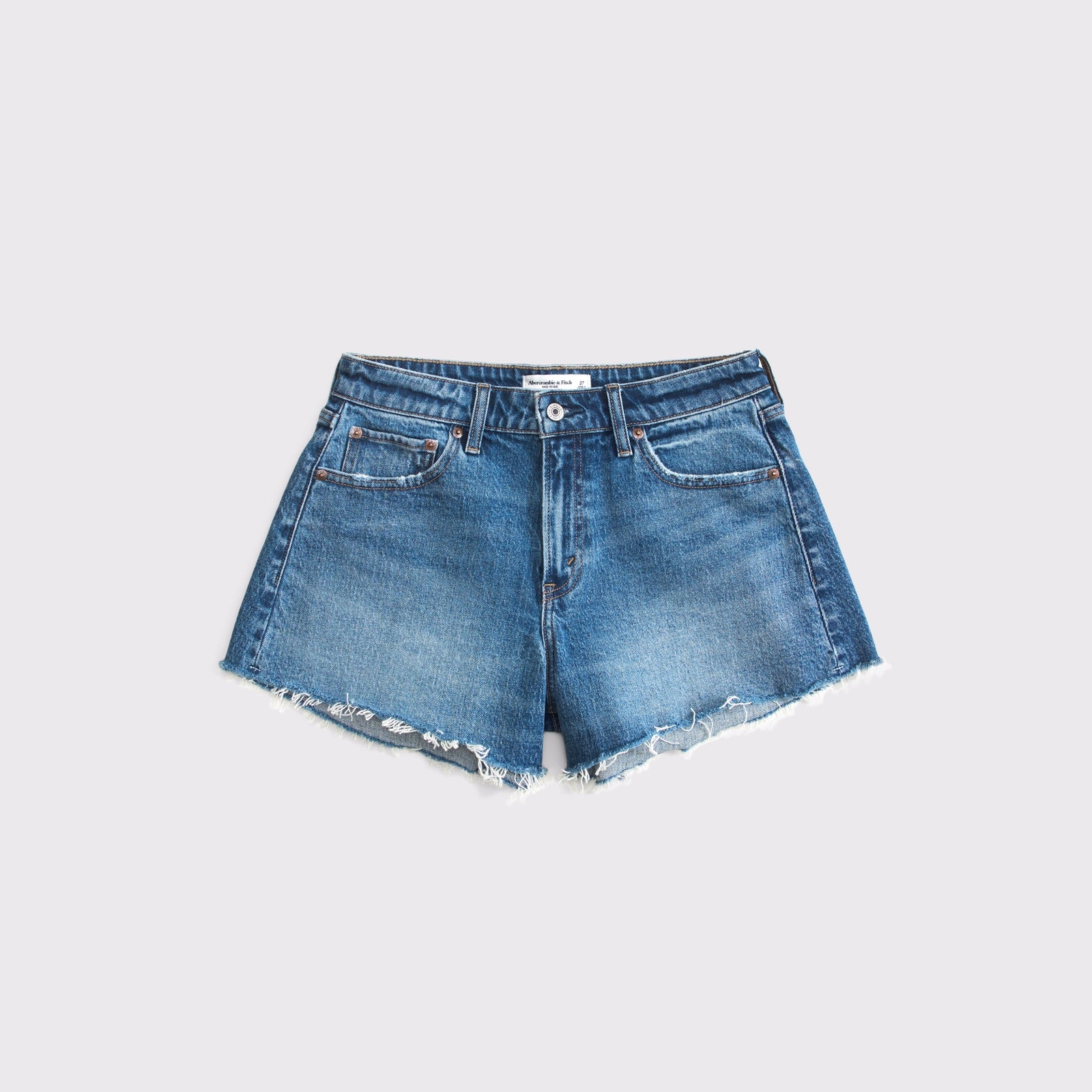 Abercrombie Curve Love Mid Rise A-Line Short