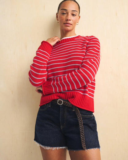 Abercrombie Curve Love Mid Rise A-Line Short