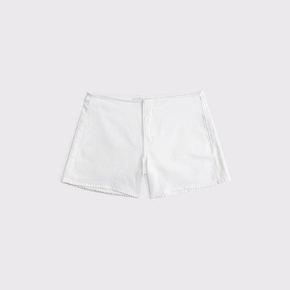 Abercrombie Curve Love Clean Waist Mid Rise A-Line Short