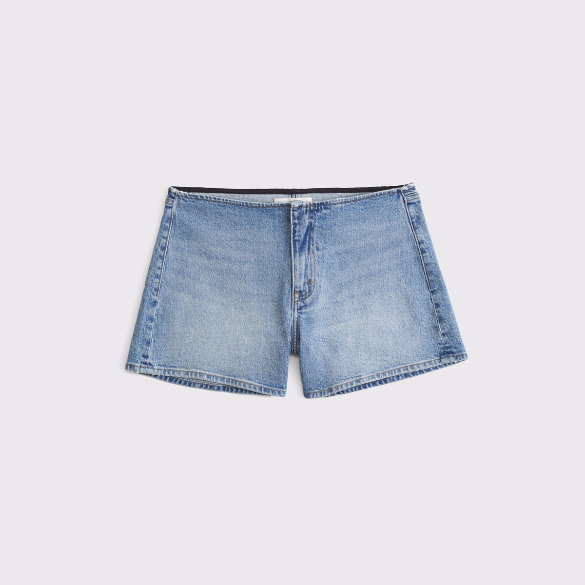 Abercrombie Curve Love Clean Waist Mid Rise A-Line Short