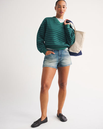 Abercrombie Curve Love High Rise 90s Relaxed Short