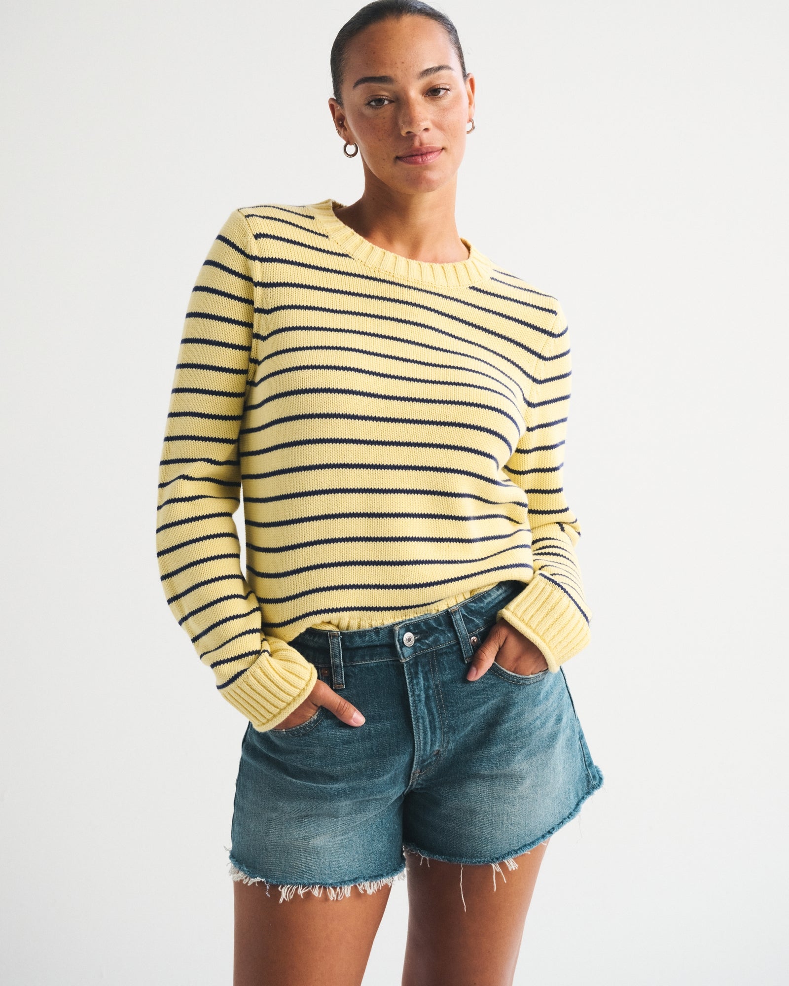 Abercrombie Curve Love High Rise 90s Relaxed Short