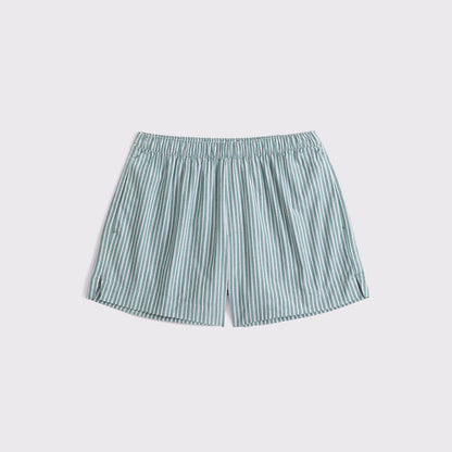 Abercrombie High Rise Poplin Pull-On Short