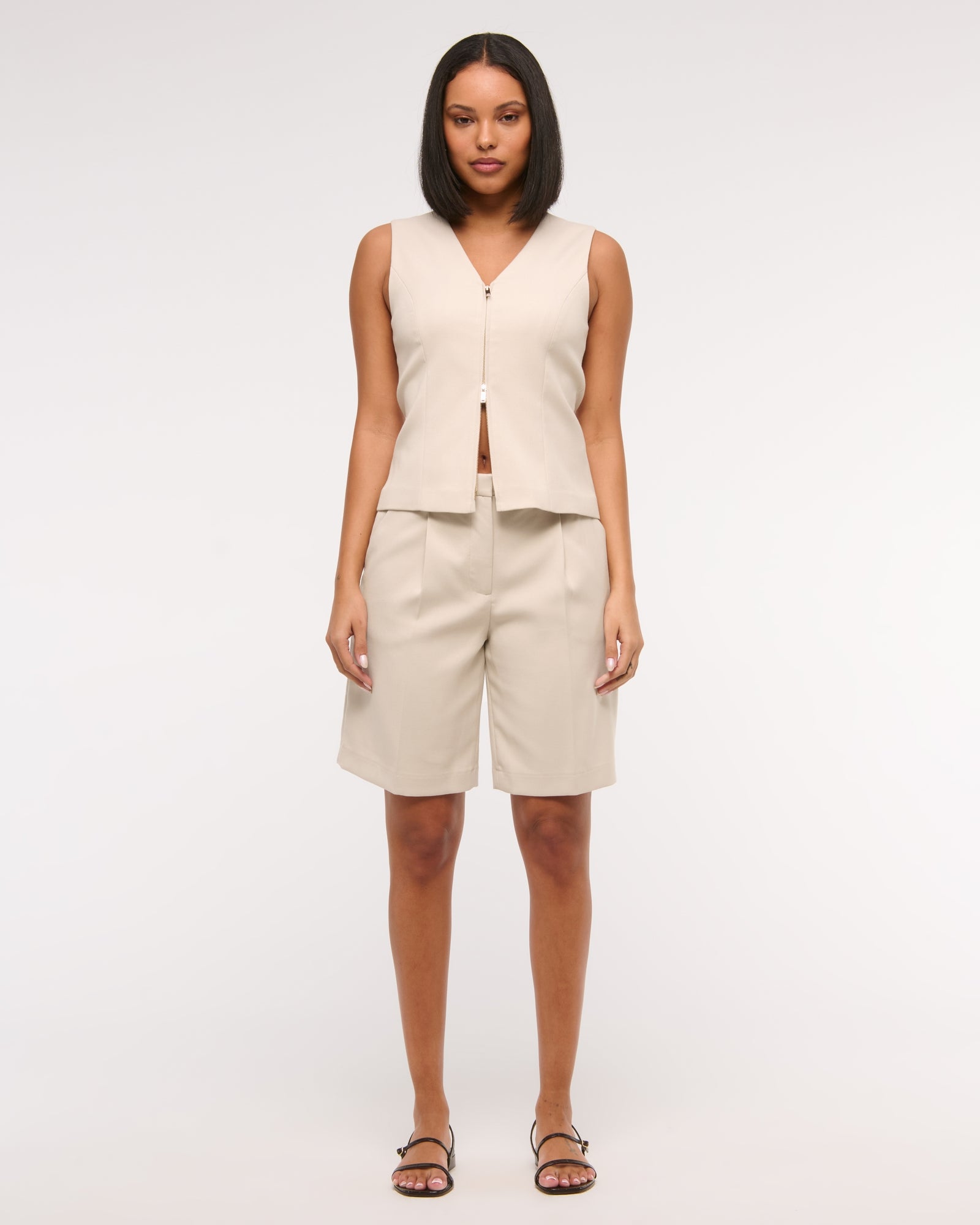 Abercrombie Mid Rise Bermuda Short