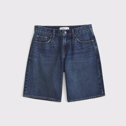 Abercrombie Low Rise Denim Bermuda Jort
