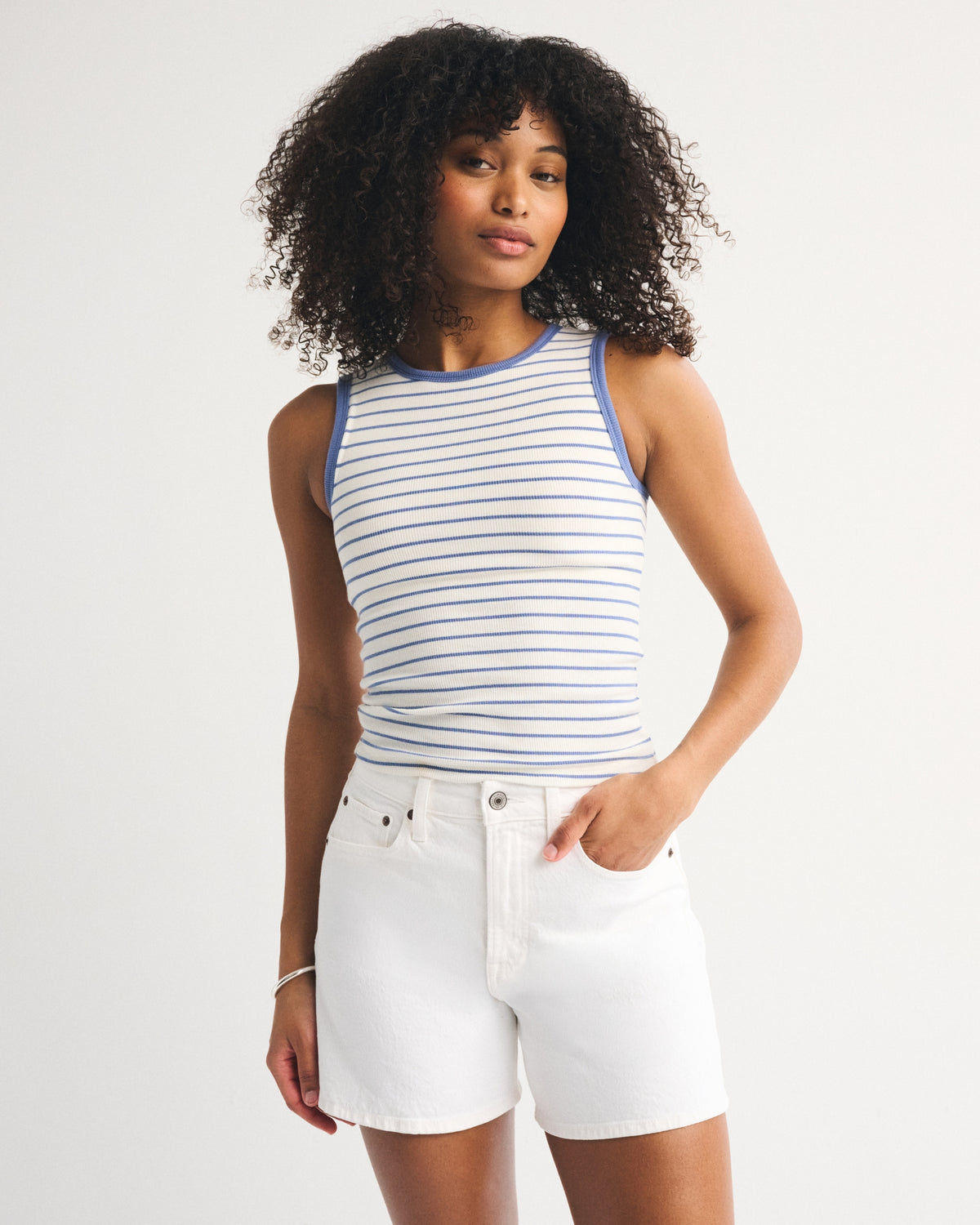 Abercrombie Curve Love High Rise Dad Short
