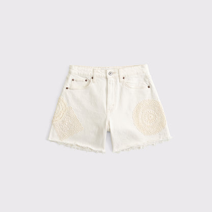 Abercrombie Curve Love High Rise Dad Short