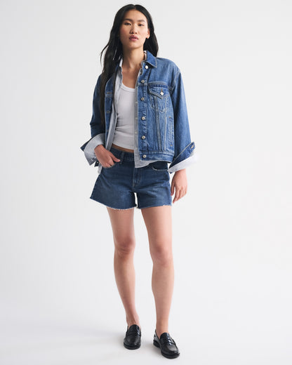 Abercrombie Mid Rise A-Line Short