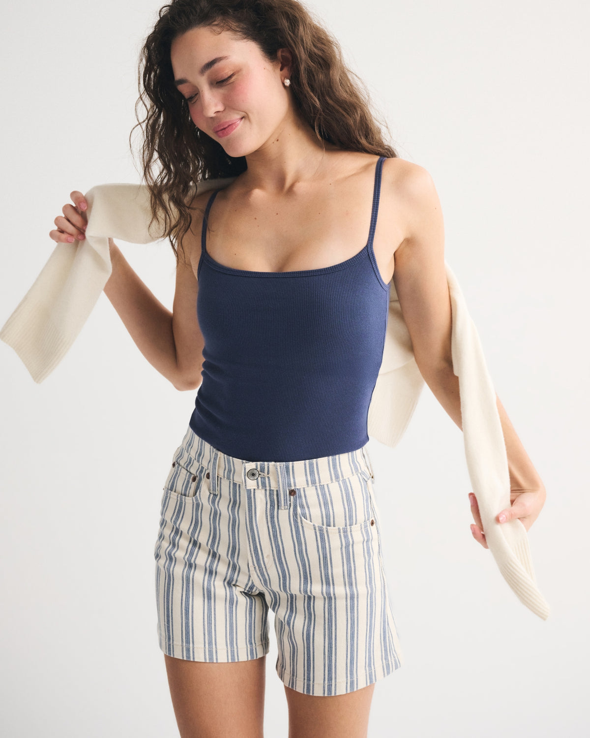 Abercrombie High Rise Dad Short