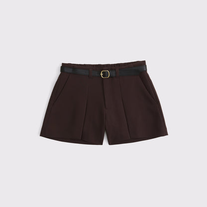 Abercrombie High Rise Pleated Short