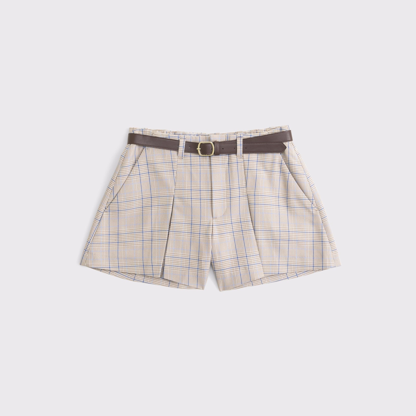 Abercrombie High Rise Pleated Short