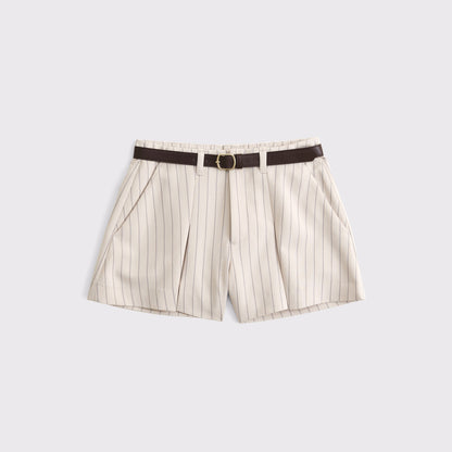 Abercrombie High Rise Pleated Short