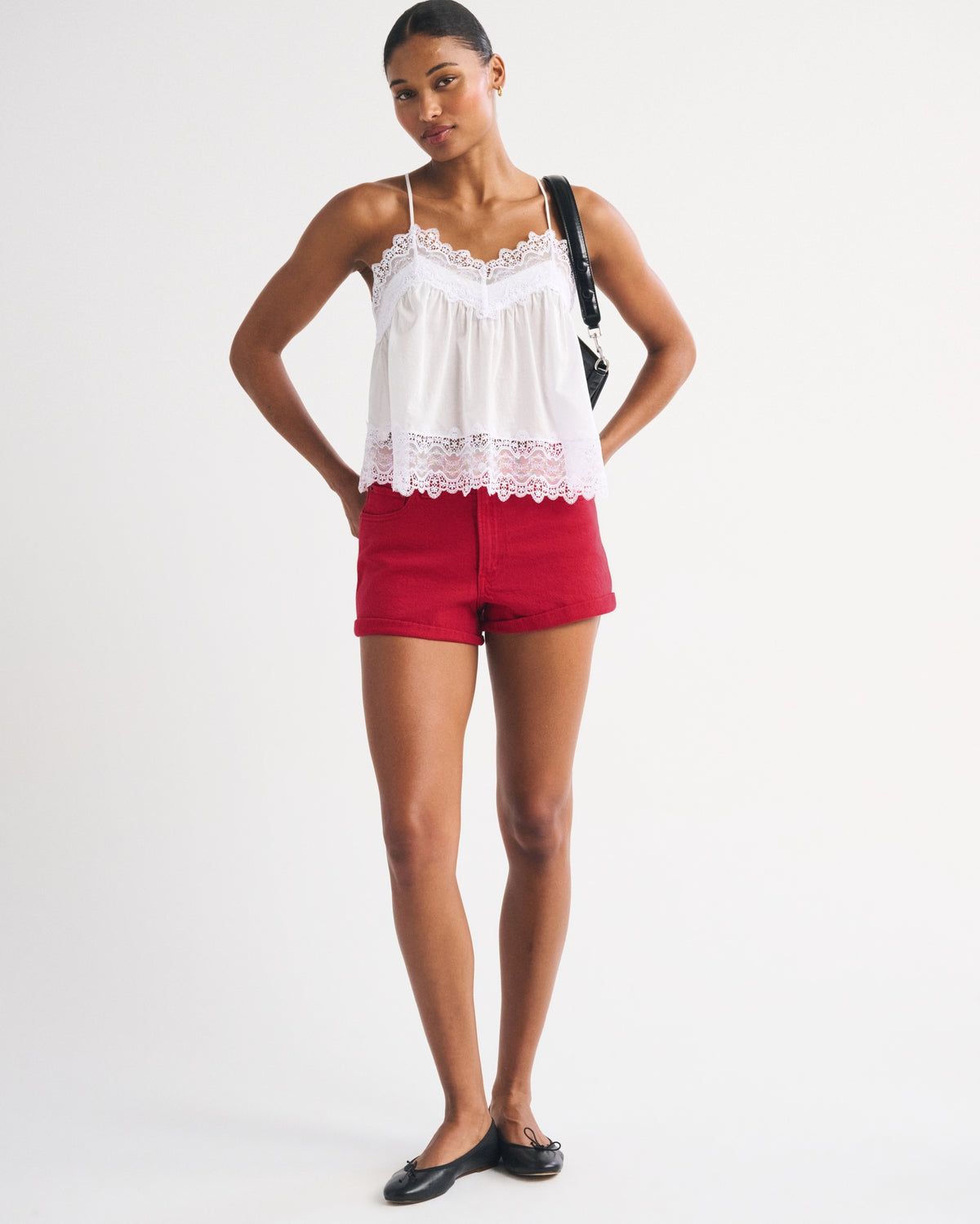 Abercrombie Curve Love High Rise Denim Micro Short