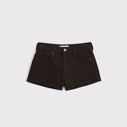 Abercrombie High Rise Denim Micro Short