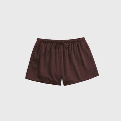 Abercrombie High Rise Satin Short