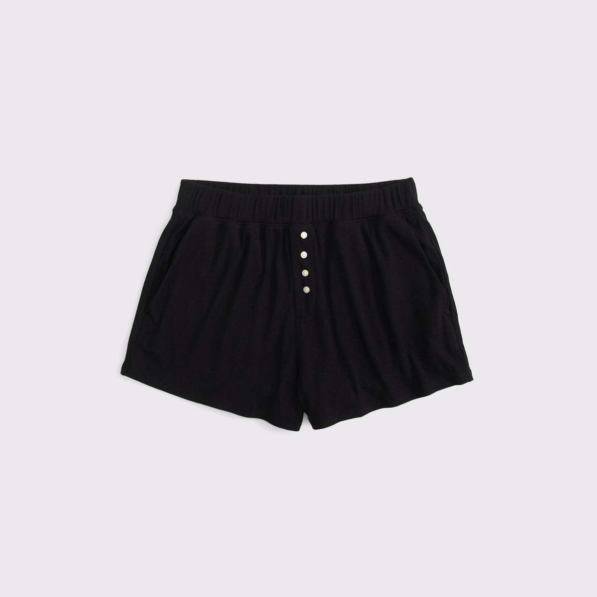 Abercrombie High Rise Ribbed Lounge Short
