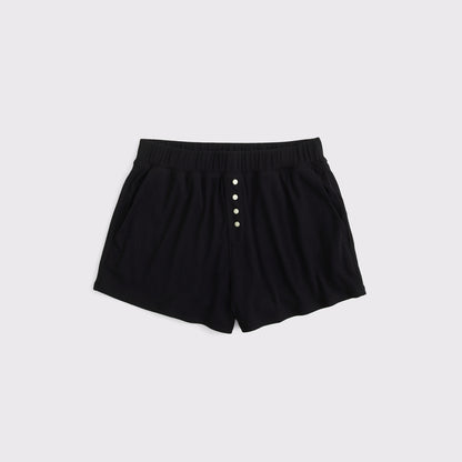 Abercrombie High Rise Ribbed Lounge Short