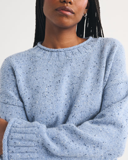 Abercrombie Wool-Blend Roll Neck Crew Sweater