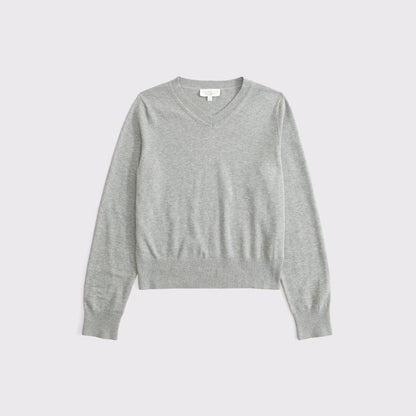 Abercrombie Cotton-Cashmere V-Neck Sweater