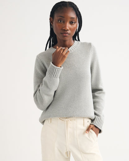Abercrombie 100% Cotton A&F Madeline Crew Sweater