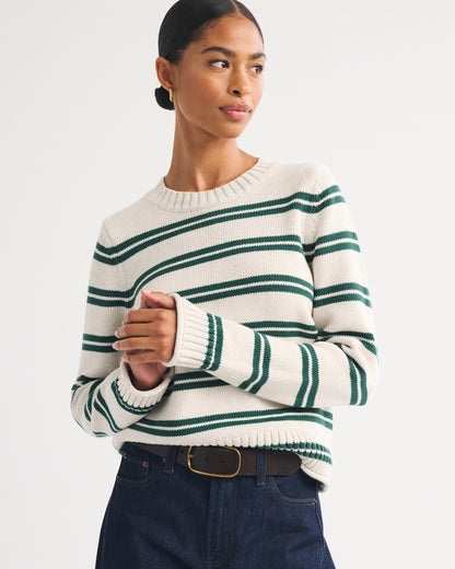 Abercrombie 100% Cotton A&F Madeline Crew Sweater