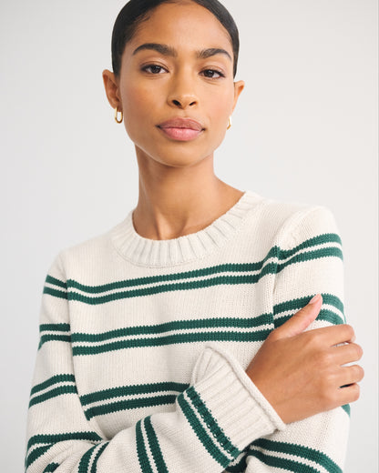Abercrombie 100% Cotton A&F Madeline Crew Sweater