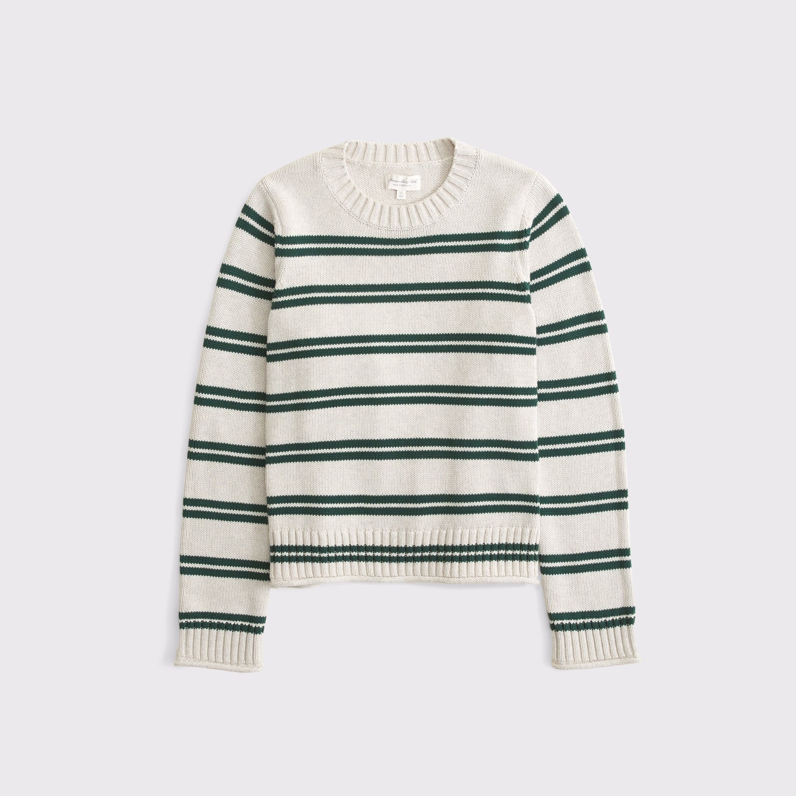 Abercrombie 100% Cotton A&F Madeline Crew Sweater