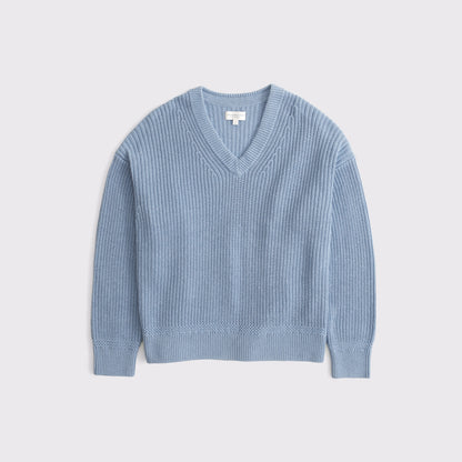 Abercrombie 100% Cotton Dad V-Neck Sweater