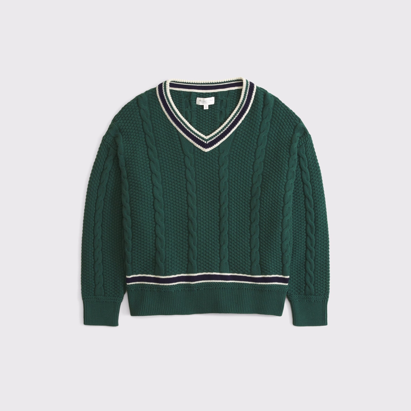 Abercrombie 100% Cotton Dad V-Neck Sweater