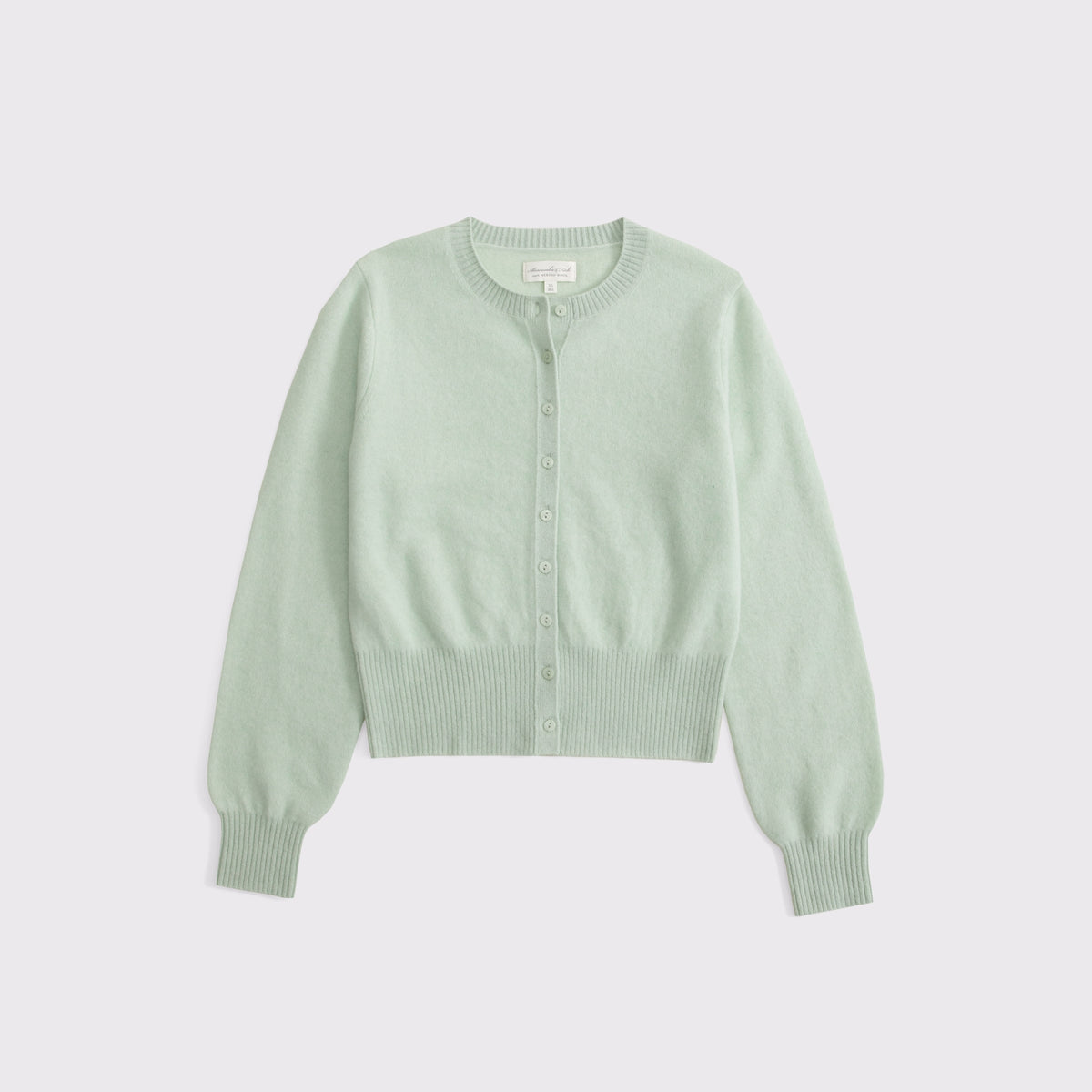 Abercrombie 100% Merino Wool Banded Crew Cardigan