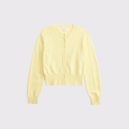 Abercrombie 100% Merino Wool Banded Crew Cardigan