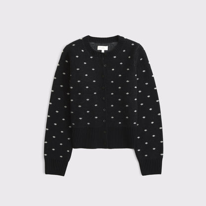 Abercrombie 100% Merino Wool Banded Crew Cardigan