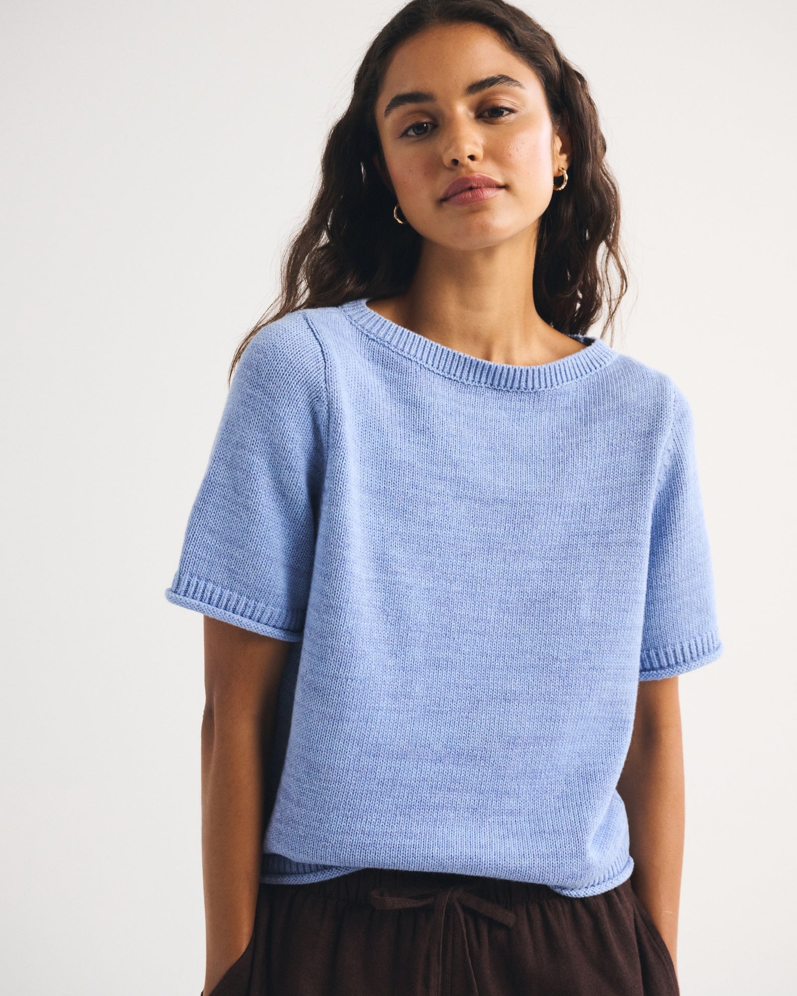 Abercrombie 100% Cotton Sweater Tee