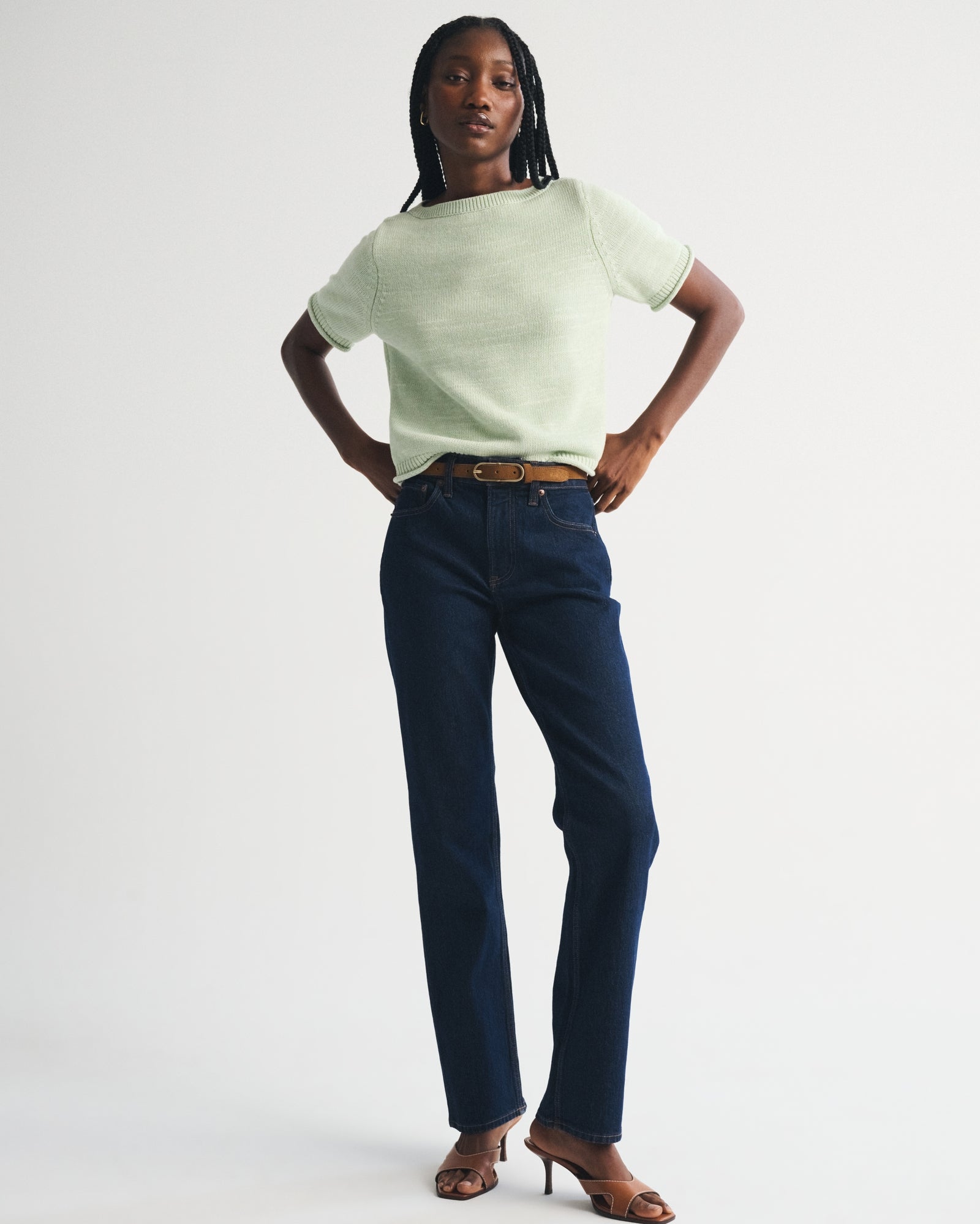 Abercrombie 100% Cotton Sweater Tee