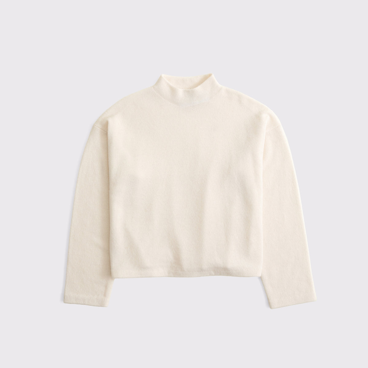 Abercrombie 100% Merino Wool Easy Mock Neck Sweater
