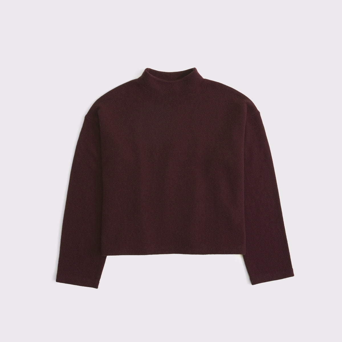 Abercrombie 100% Merino Wool Easy Mock Neck Sweater