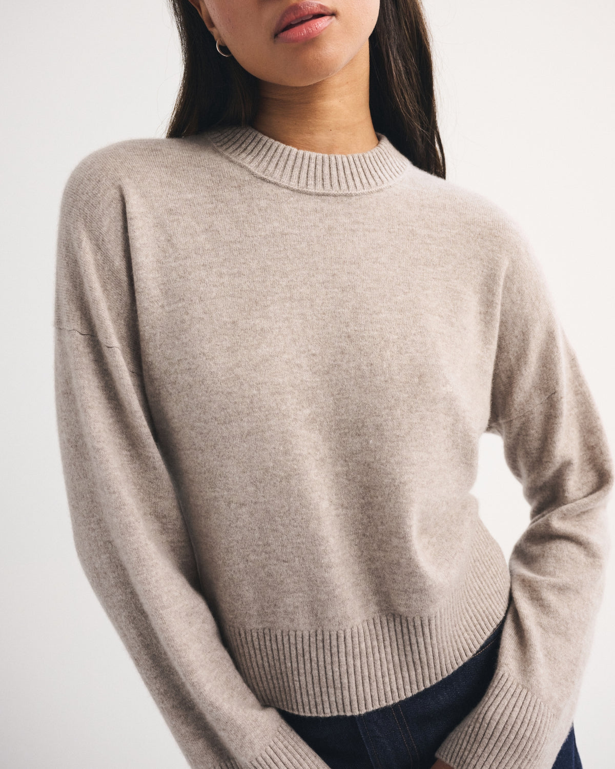Abercrombie Cashmere Crew Sweater