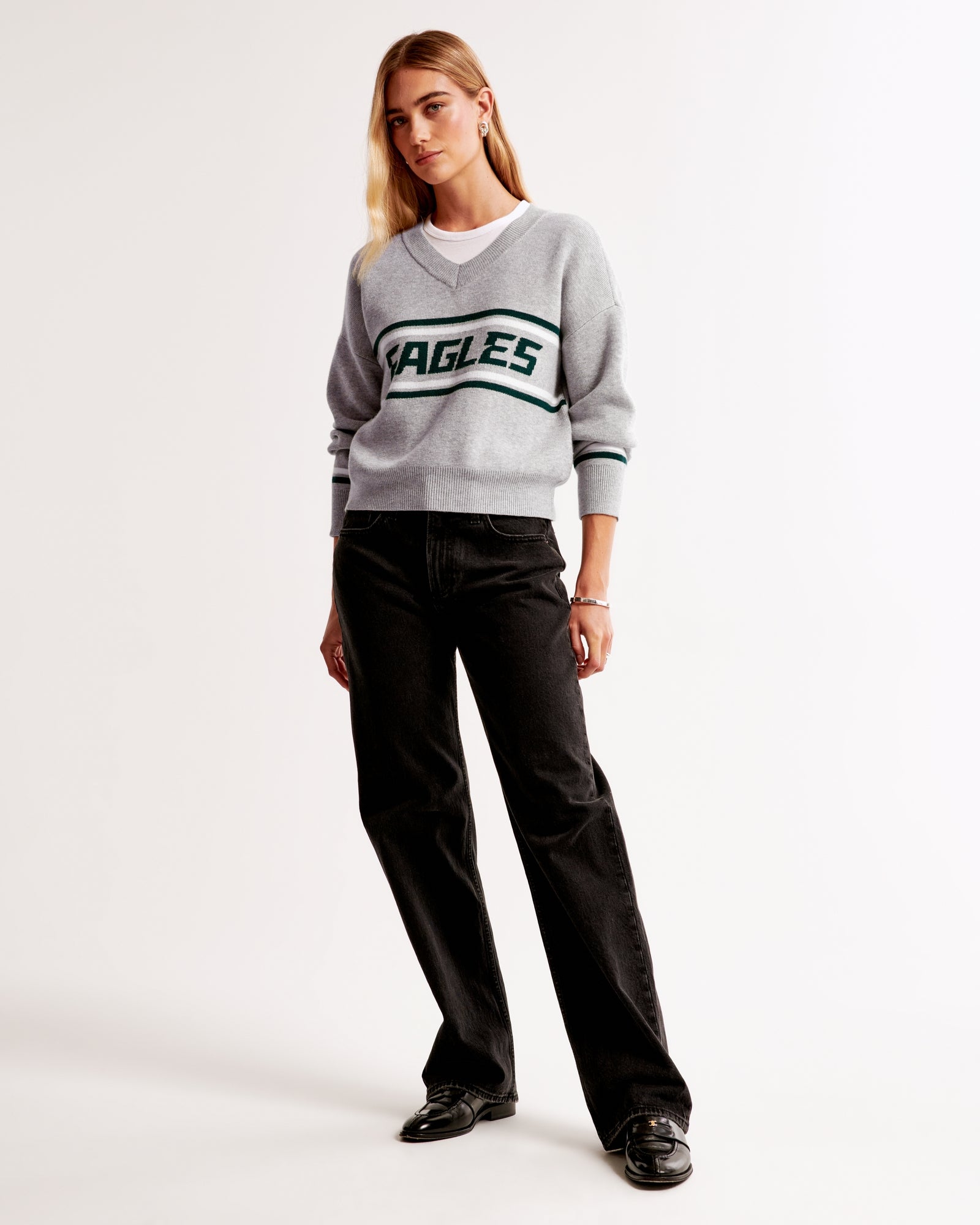 Abercrombie Cincinnati Bengals LuxeLoft V-Neck Sweater