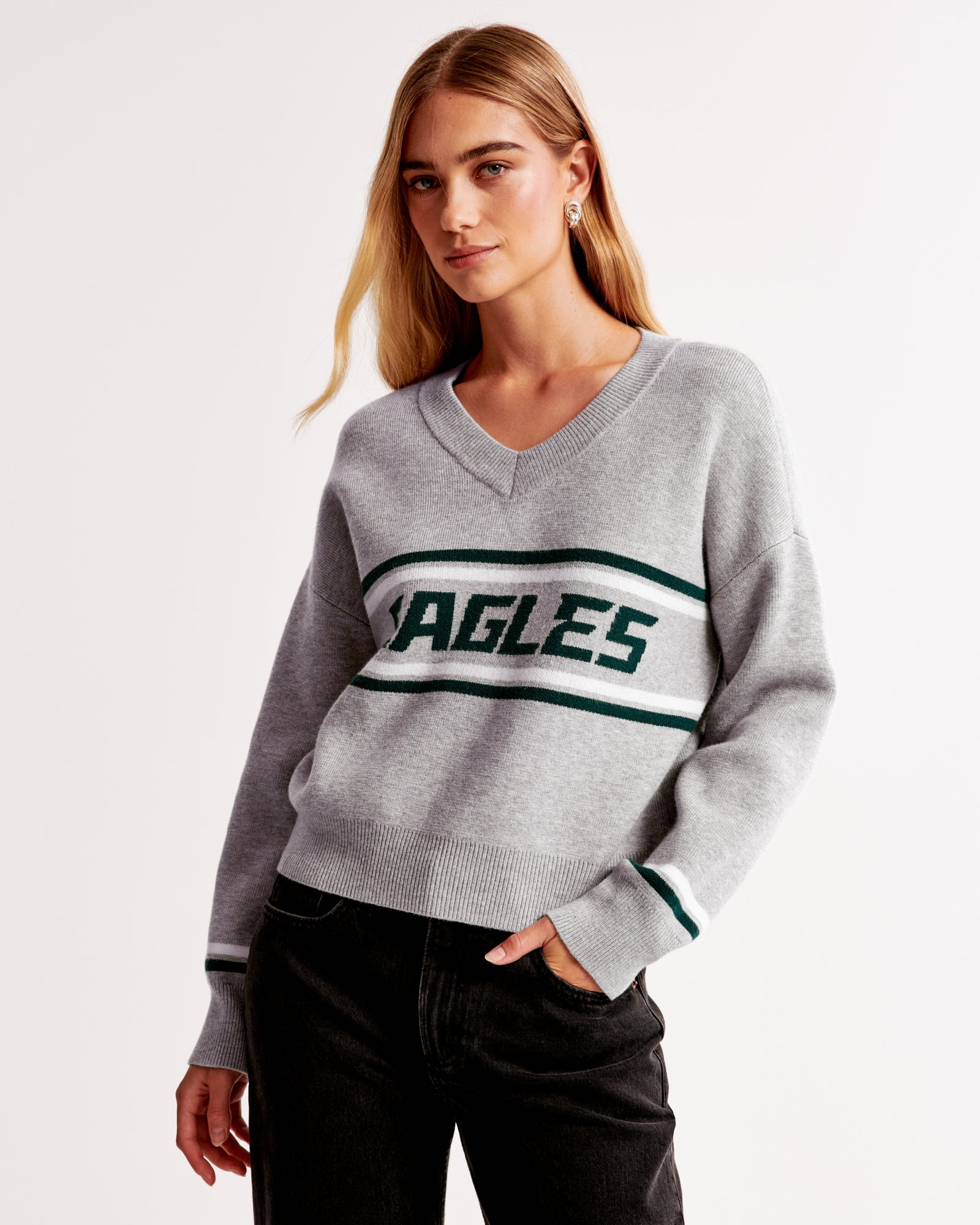 Abercrombie Cincinnati Bengals LuxeLoft V-Neck Sweater