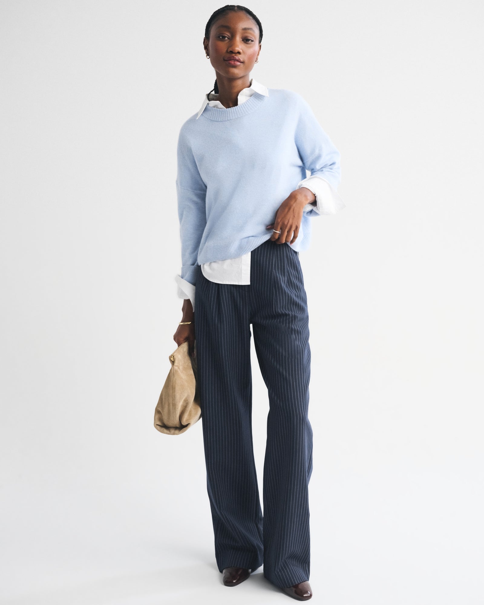 Abercrombie Cashmere Crew Sweater
