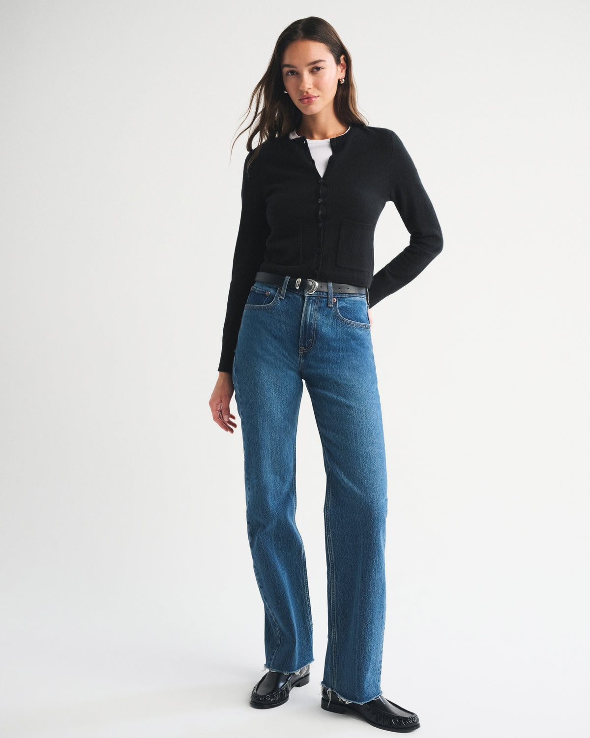 Abercrombie Cashmere Crew Cardigan