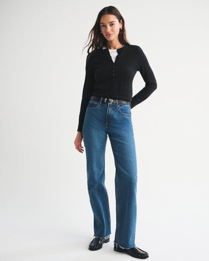 Abercrombie Cashmere Crew Cardigan