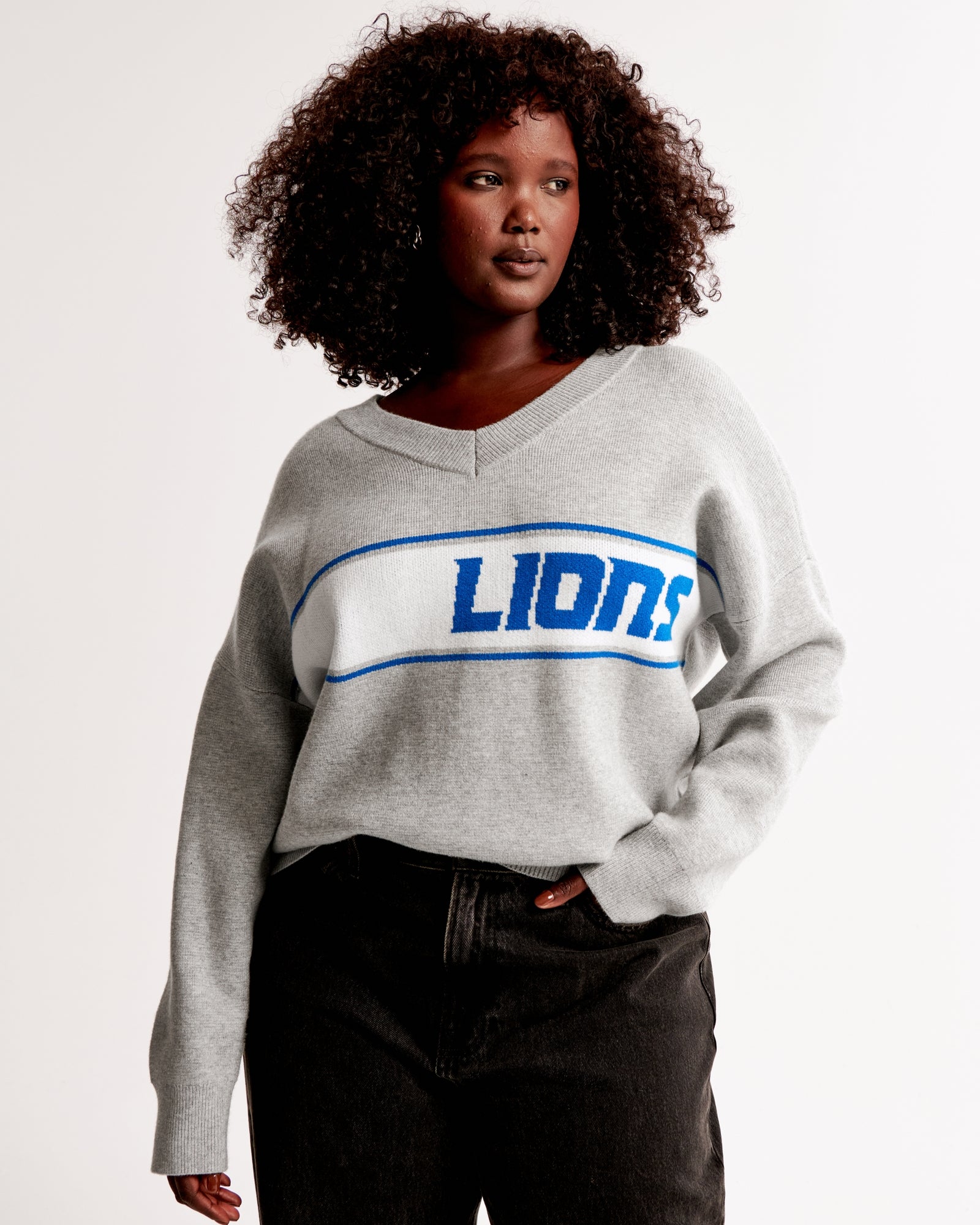 Abercrombie Cincinnati Bengals LuxeLoft V-Neck Sweater