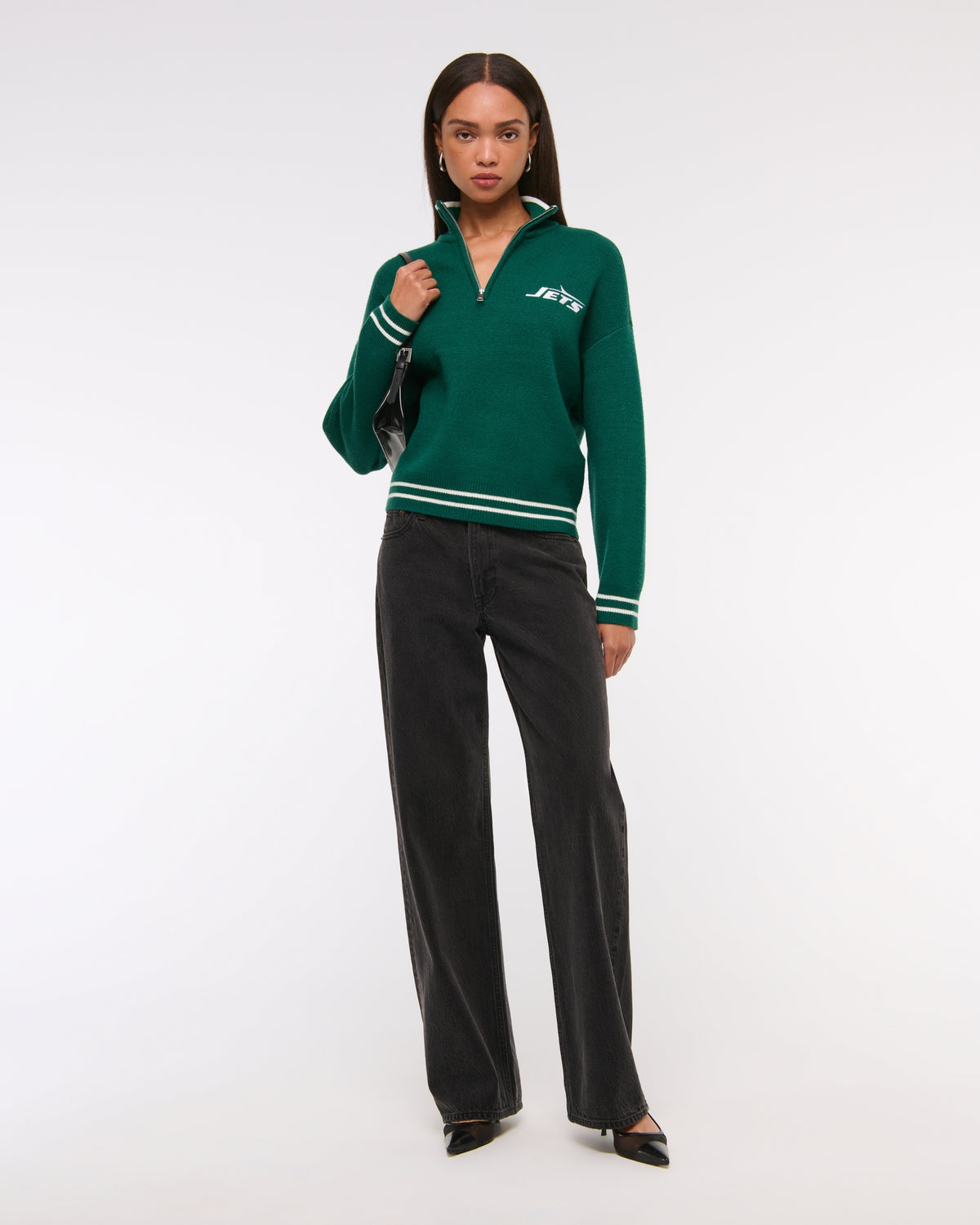 Abercrombie New York Jets LuxeLoft Half-Zip