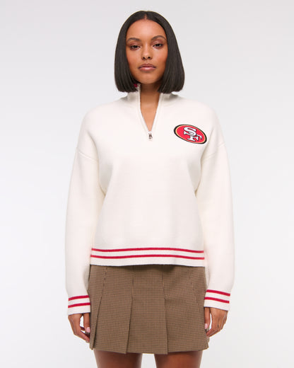 Abercrombie New York Jets LuxeLoft Half-Zip
