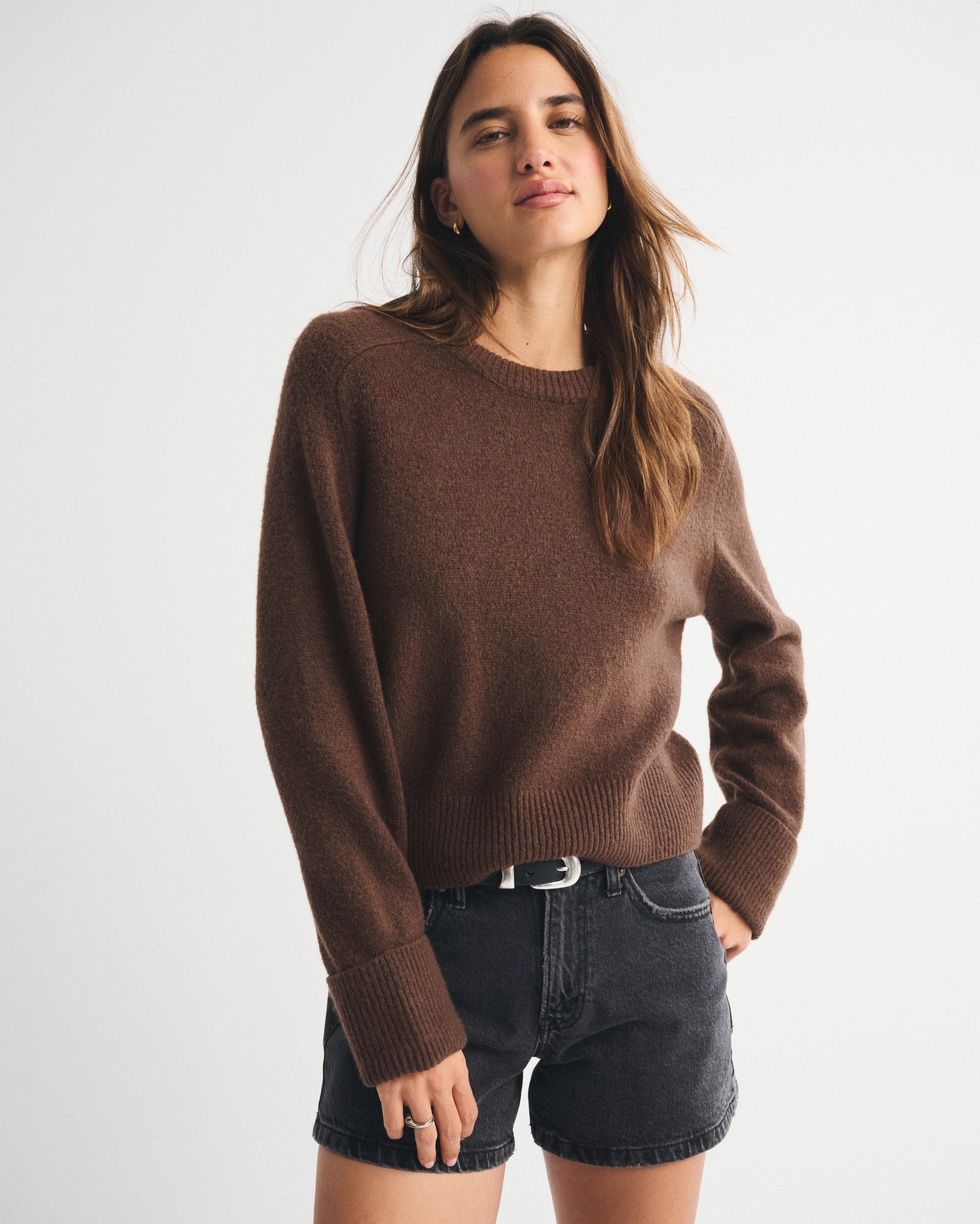 Abercrombie The A&F Madeline Crew Sweater