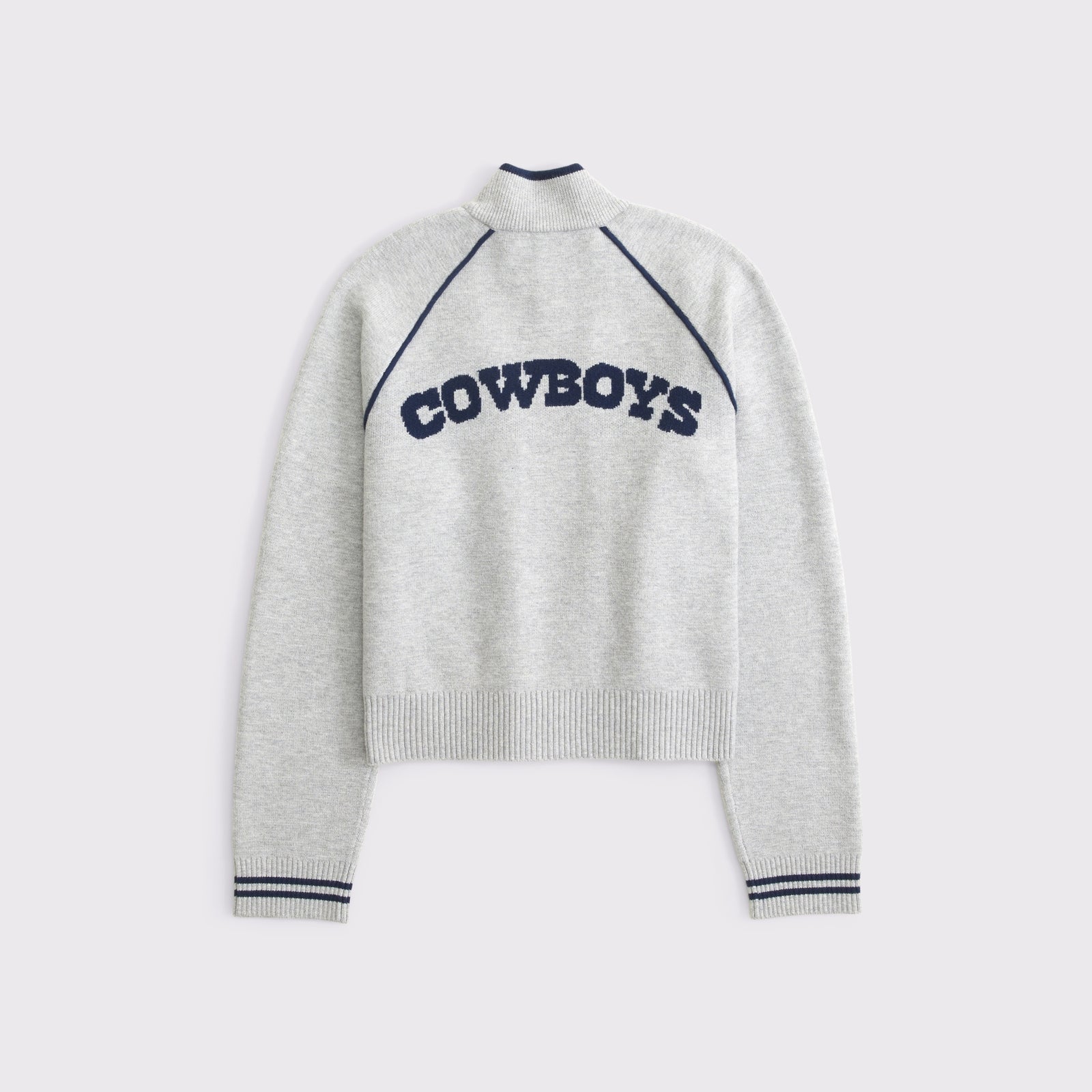 Abercrombie Kansas City Chiefs Mockneck Zipper Cardigan