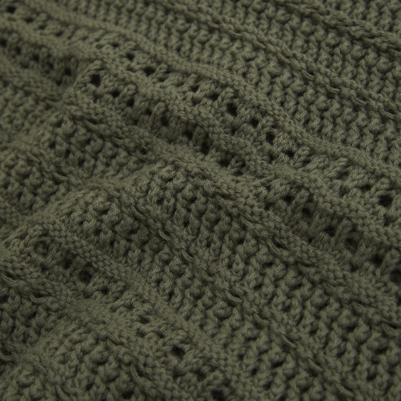 Abercrombie Open-Stitch Textural Crew Sweater