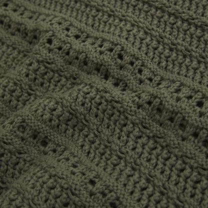 Abercrombie Open-Stitch Textural Crew Sweater